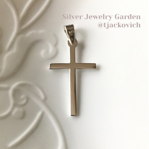 Sterling Silver Cross Pendant - Picture 1 of 4